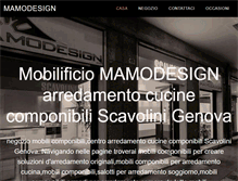 Tablet Screenshot of mamodesign.it